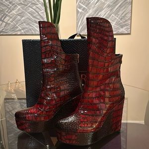 Jennifer Le Leather Boots - New in Box - Size 10 / EU 41